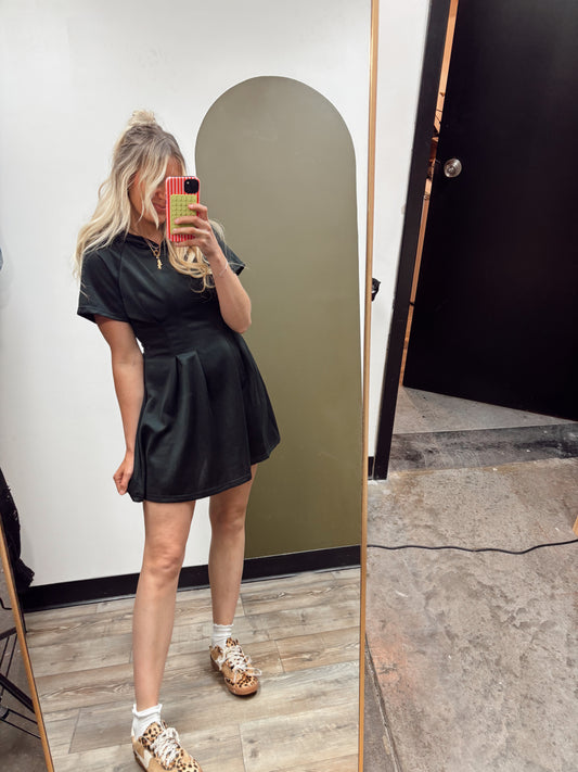Sporty Spice Hoody Dress (Black)