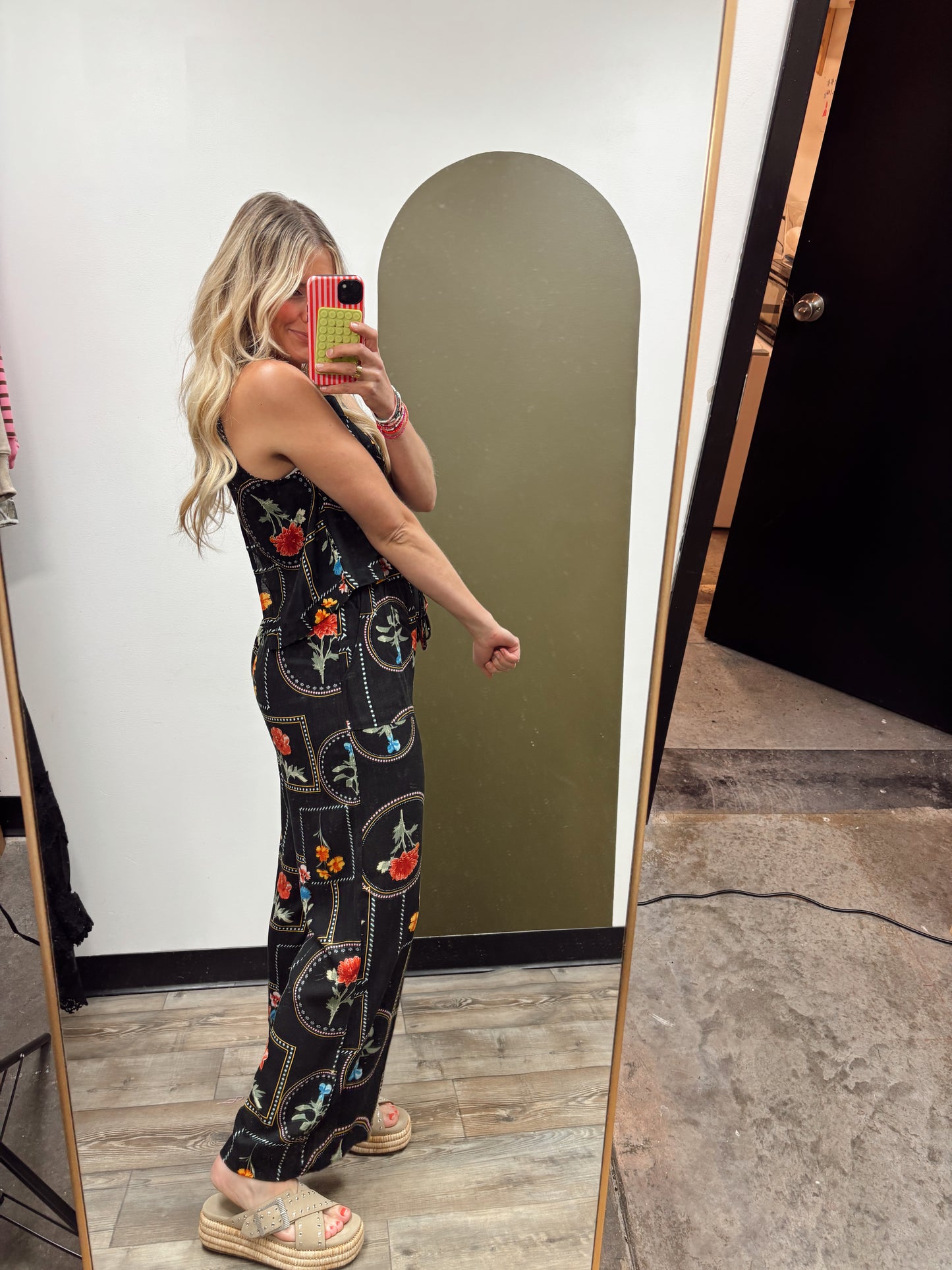 Tropicana Print Tank Set