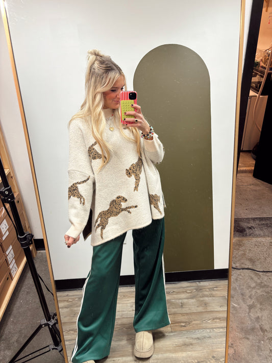 Cheetah Chick Sweater