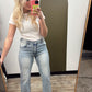Studded Waist Denim