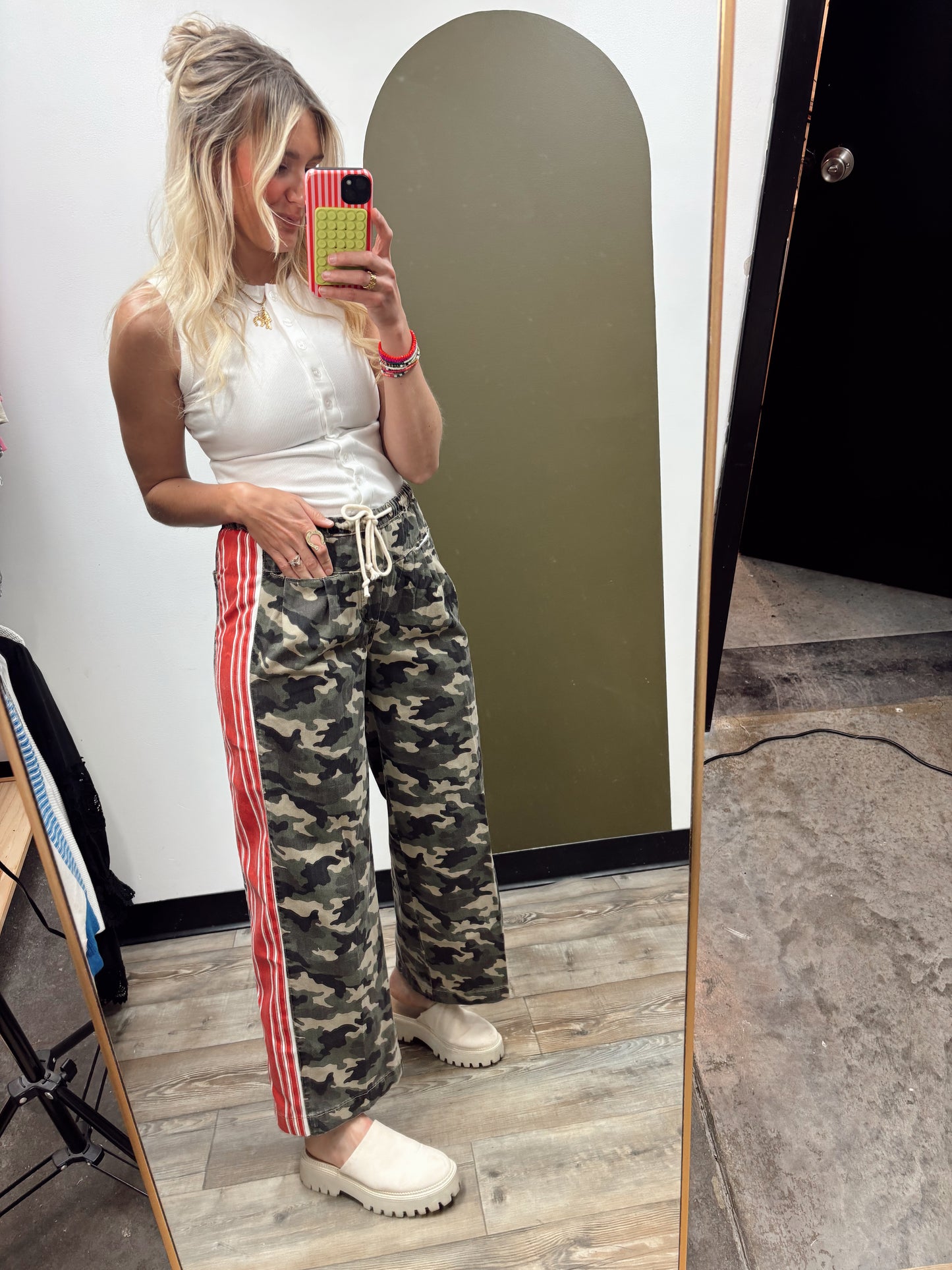 Camo Sport Stripe Pant