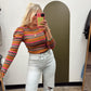 Skylar Stripe Sweater (Mustard)