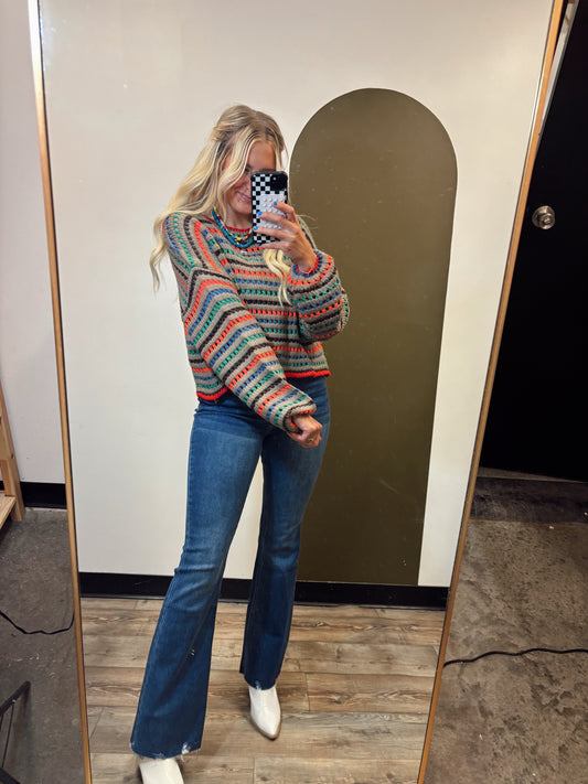 Bright Spot Stripe Sweater
