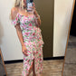 Carmine Floral Maxi Dress