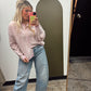 Ciela Cardigan Sweater (Pink)
