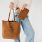 Dawn Suede Carry All Tote (Camel)