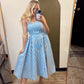 Farrah Midi Dress (Blue)