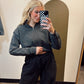 Long Weekend Zip Top (Black)