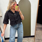 Vivienne Denim Top (Black)