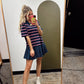 Play Ball Combo Dress (Navy)