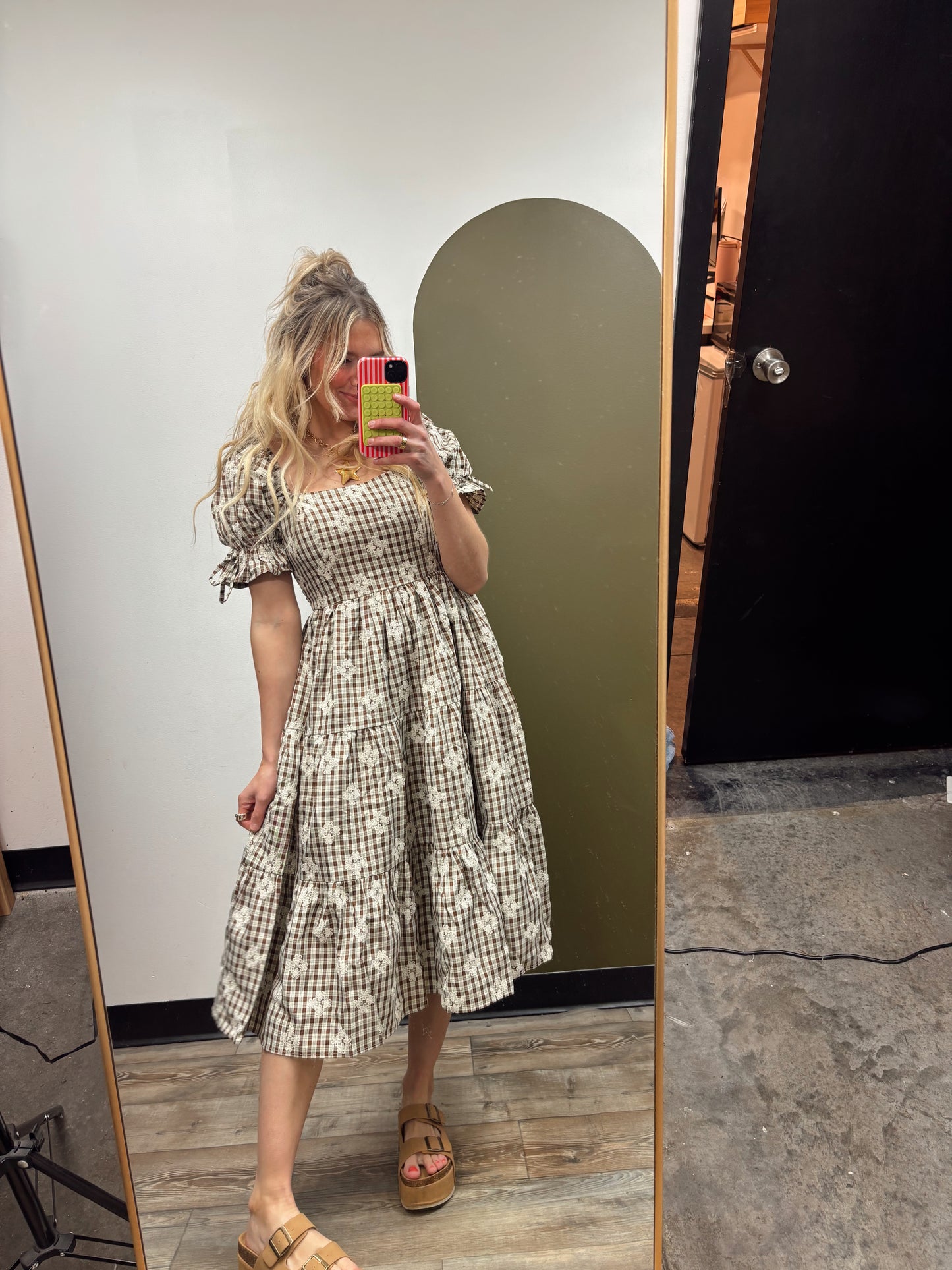 Calla Print Dress