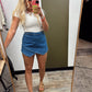 Leila Denim Skort