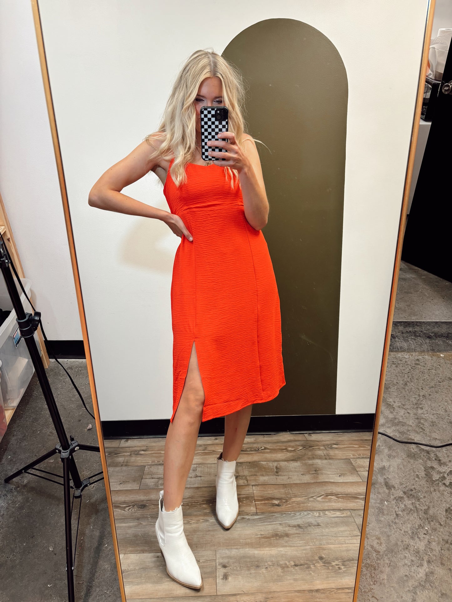 Summer Vixen Tie Dress (Red)
