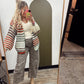 Colorful Stripes Cardigan Sweater