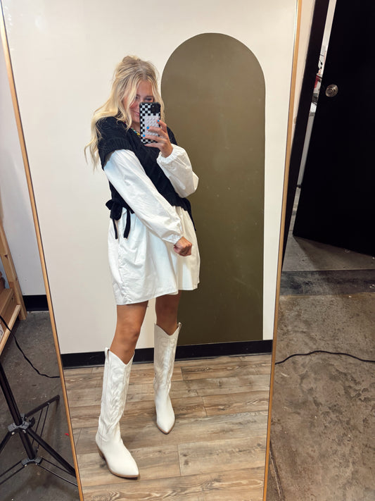 Aven Twofer Sweater Dress
