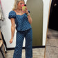 Boop Dot Puff Sleeve Top