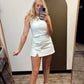Stassi Detail Romper (White)