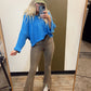 Split Flare Legging (Cocoa)