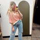 Jordyn Stripe Sweater (Coral)