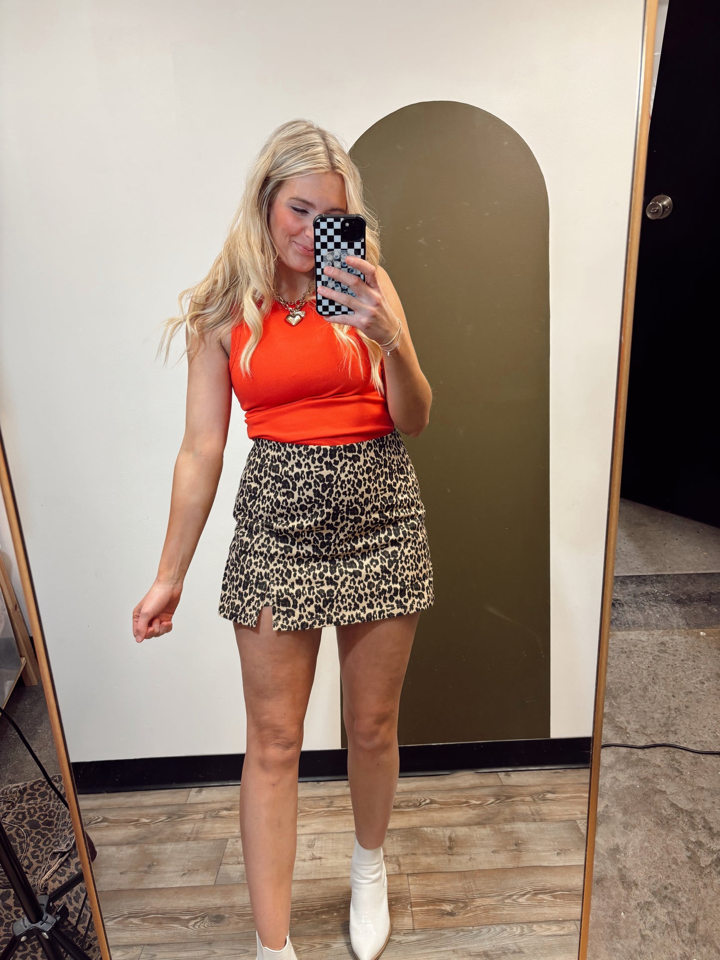 Cheetah Skort