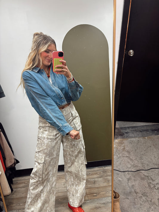 Hunter Crop Denim Jacket