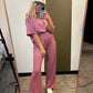 Layla Loose Fit Set (Berry)