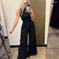Kathy Button Jumpsuit (Black)