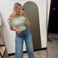 Asa Off Shoulder Top (Sage)