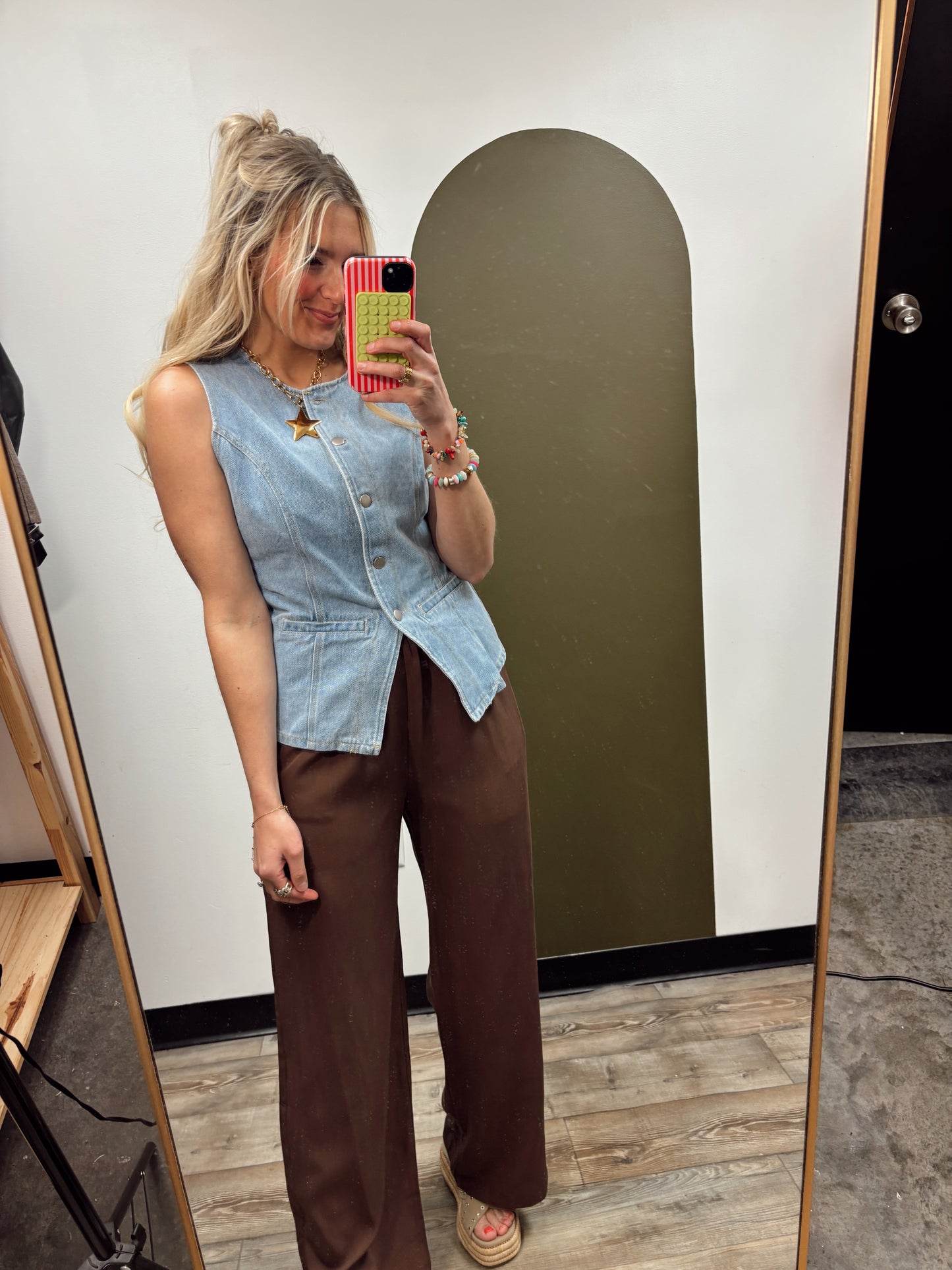 Betty Button Vest