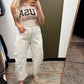 Pinstripe Barrel Pant