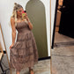 Vineyard Eyelet Dress (Nutmeg)