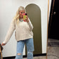Harley Cable Knit Sweater (Ivory)