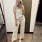 Paula Textured Tank (Cream)