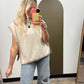 Anja Sweater Vest (Oat)