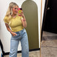 Essential Ringer Tee (Mustard)