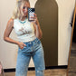 Giddy Up Tank (Cream)