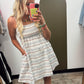 Henleigh Print Mini Dress