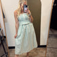 Lena Stripe Midi Dress