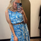 Boho Babe Maxi Set (Blue)
