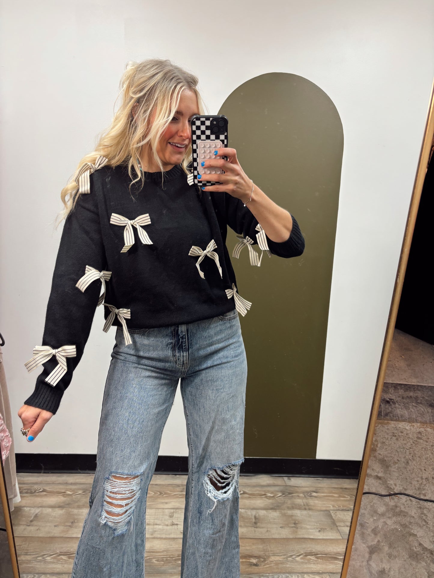 Joan Ribbon Sweater