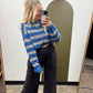 Leia Stripe Sweater (Blue)