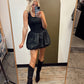 Material Girl Bubble Dress (Black)