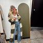 Chunky Stripe Long Cardigan