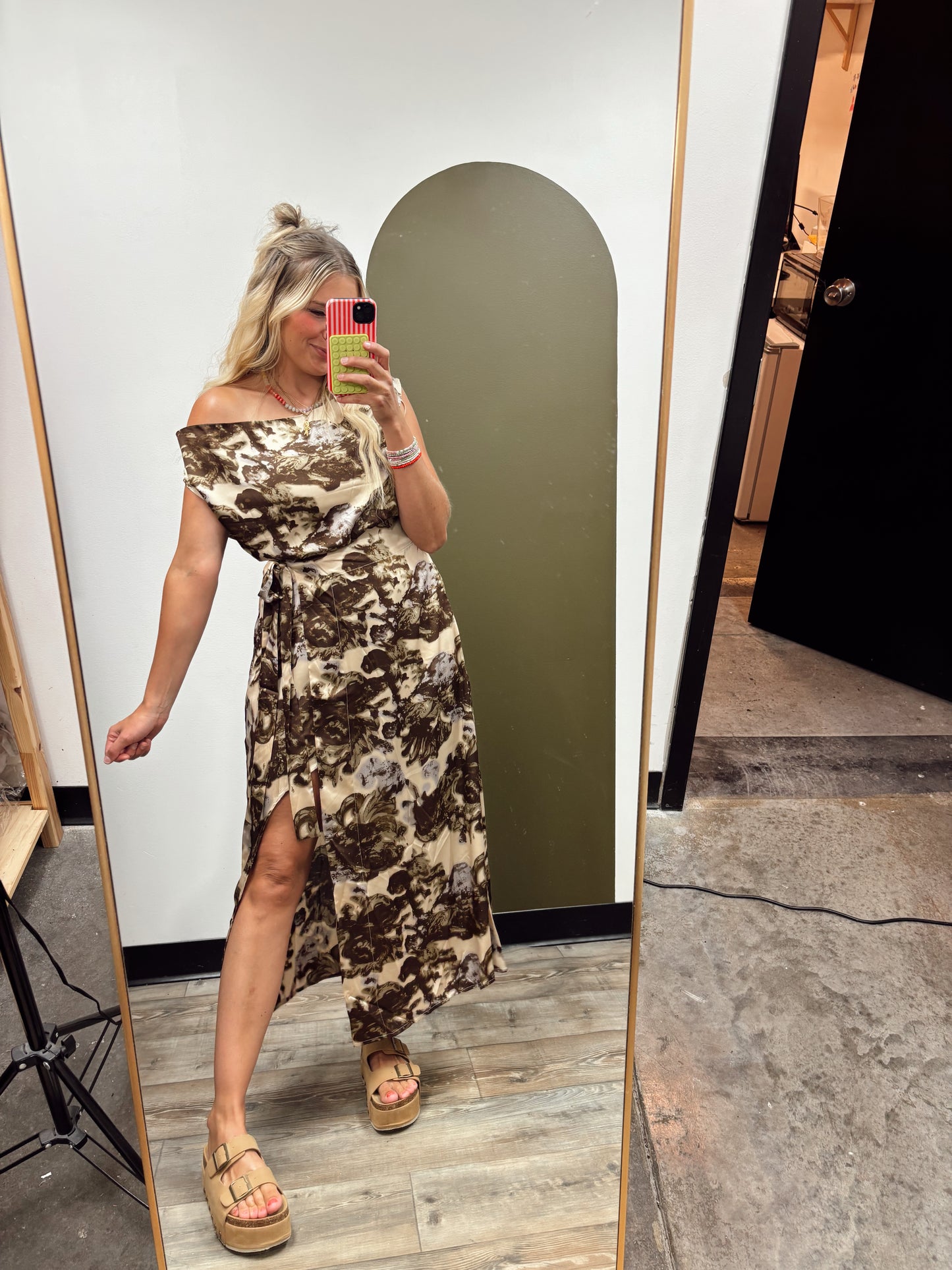Melany Wrap Maxi Dress