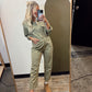 Jeanette Utility Jumpsuit (Sage)