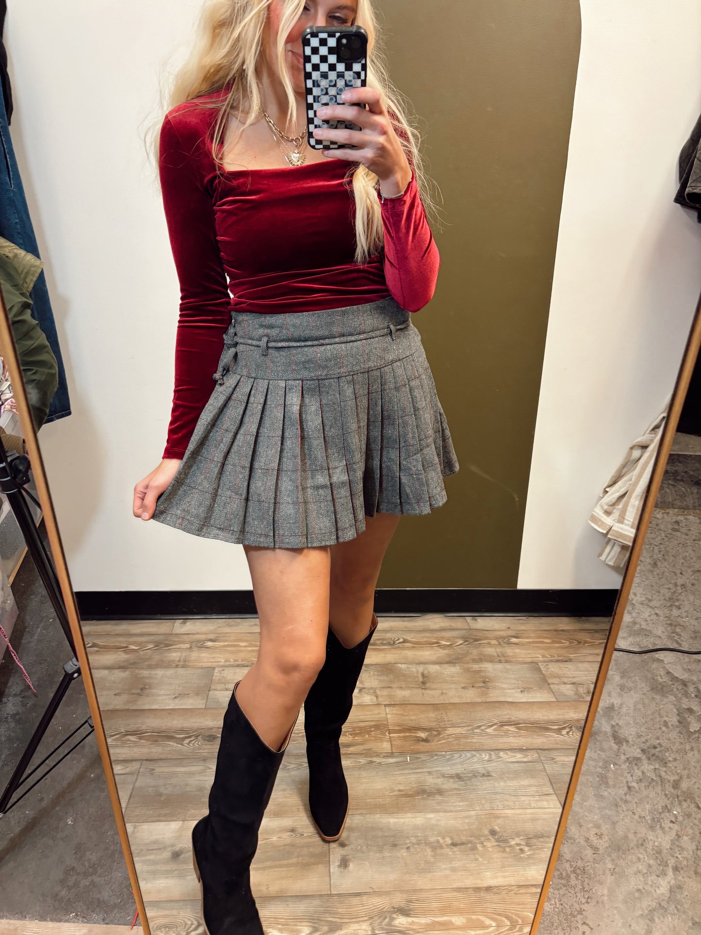 Aurora Pleated Skort