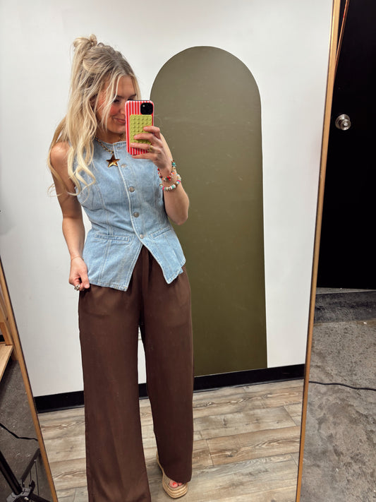 Betty Button Vest