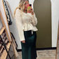 Tana Tie Sweater (Cream)