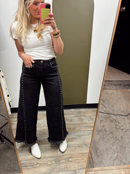 Camila Stud Jean (Black)
