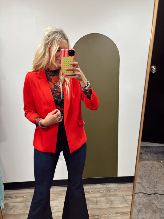 Boardroom to Bar Blazer (Red)